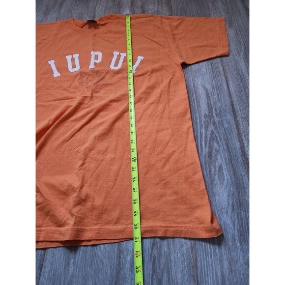 VTG Time Out IUPUI Jaguars Basketball Shirt Orange Short Sleeve Unisex Adult XL - Picture 6 of 7
